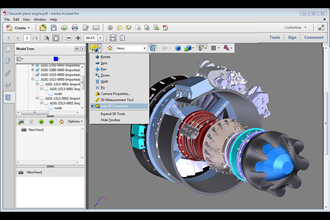 3D PDF enables secure sharing of annotated CAD data